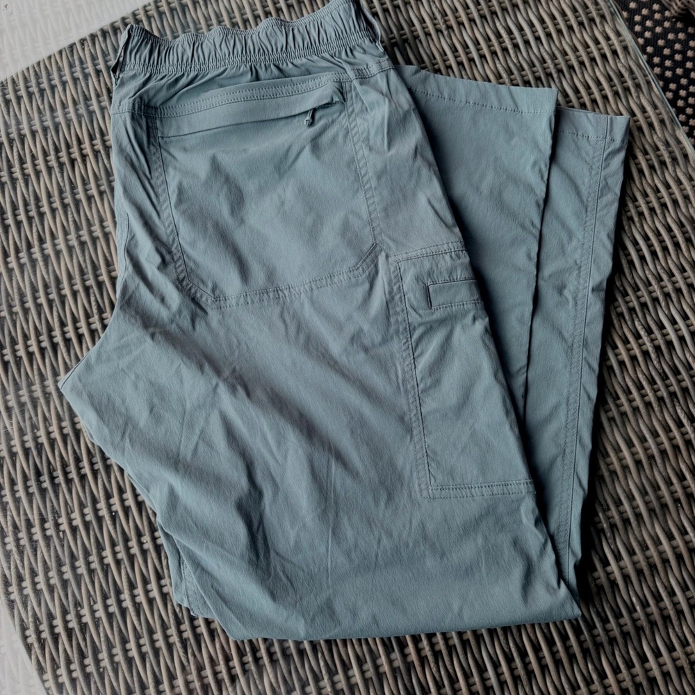 Duluth Trading Co Cargo Pants Mens 36x32 Slate Blue Standard Fit Dry on the Fly